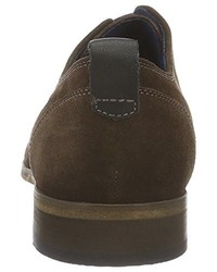 dunkelbraune Derby Schuhe von Sioux