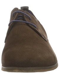 dunkelbraune Derby Schuhe von Sioux