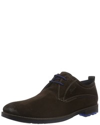 dunkelbraune Derby Schuhe von Sioux