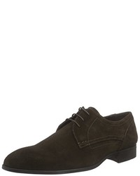 dunkelbraune Derby Schuhe von Strellson