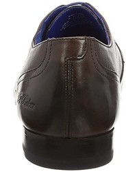 dunkelbraune Derby Schuhe von Ted Baker