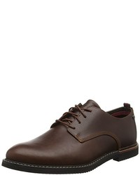 dunkelbraune Derby Schuhe von Timberland