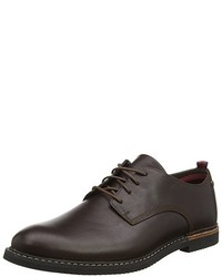 dunkelbraune Derby Schuhe von Timberland