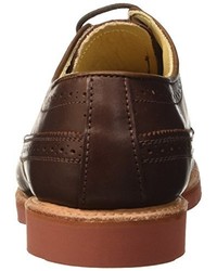 dunkelbraune Derby Schuhe von Walkover