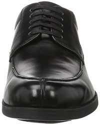 dunkelbraune Derby Schuhe von Weber Schuh