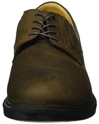 dunkelbraune Derby Schuhe von Wojas