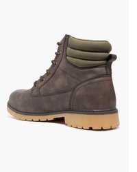 dunkelbraune Freizeitstiefel von Wrangler