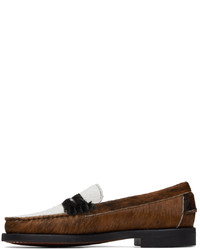 dunkelbraune Gummi Slipper von Sebago