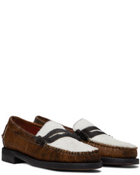 dunkelbraune Gummi Slipper von Sebago