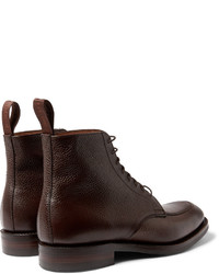 dunkelbraune Gummistiefel von Cheaney