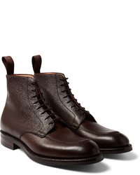 dunkelbraune Gummistiefel von Cheaney