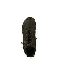 dunkelbraune hohe Sneakers aus Leder von BINOM