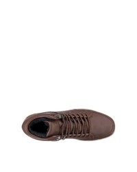 dunkelbraune hohe Sneakers aus Leder von Boxfresh