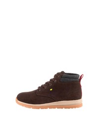 dunkelbraune hohe Sneakers von Boxfresh