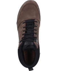 dunkelbraune hohe Sneakers von Geox