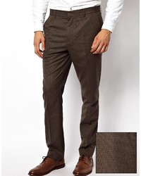 dunkelbraune Hose von Asos