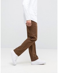 dunkelbraune Hose von Asos