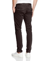 dunkelbraune Hose von Strellson Premium