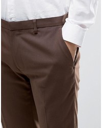 dunkelbraune Hose von Asos