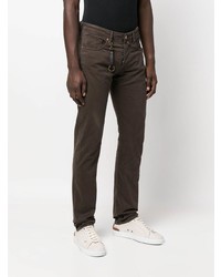 dunkelbraune Jeans von Incotex