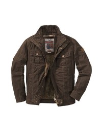 dunkelbraune Jeansjacke von NAGANO