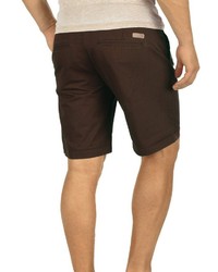 dunkelbraune Jeansshorts von Solid