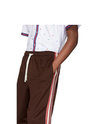 dunkelbraune Jogginghose von Gucci