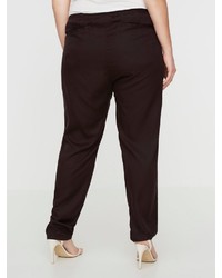 dunkelbraune Karottenhose von Junarose