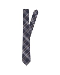 dunkelbraune Krawatte mit Schottenmuster von Seidensticker