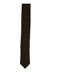 dunkelbraune Krawatte von Fabio Farini