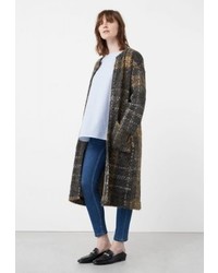 dunkelbraune Langarmbluse von Mango