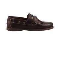 dunkelbraune Leder Bootsschuhe von Dockers by Gerli