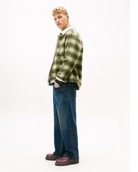 dunkelbraune Leder Bootsschuhe von Tommy Jeans