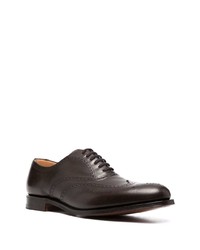 dunkelbraune Leder Brogues von Church's