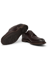 dunkelbraune Leder Brogues von Edward Green