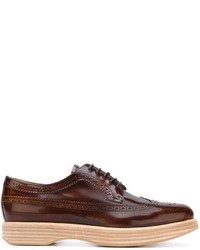 dunkelbraune Leder Brogues von Church's