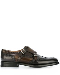 dunkelbraune Leder Brogues von Church's