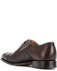 dunkelbraune Leder Brogues von Church's