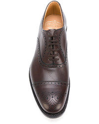 dunkelbraune Leder Brogues von Church's