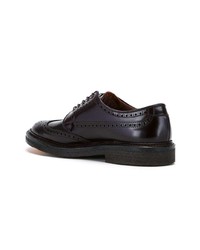 dunkelbraune Leder Brogues von Alden