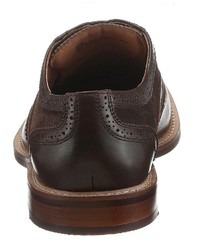 dunkelbraune Leder Brogues von Dune London