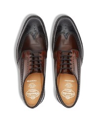 dunkelbraune Leder Brogues von Church's