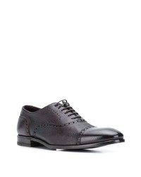 dunkelbraune Leder Brogues von Henderson Baracco