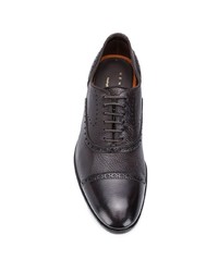 dunkelbraune Leder Brogues von Henderson Baracco