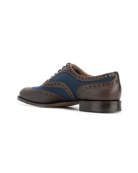 dunkelbraune Leder Brogues von Church's