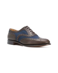 dunkelbraune Leder Brogues von Church's