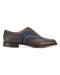 dunkelbraune Leder Brogues von Church's