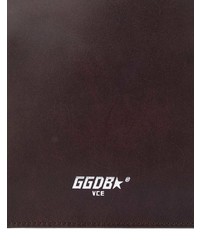 dunkelbraune Leder Clutch von Golden Goose Deluxe Brand