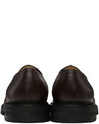 dunkelbraune Leder Derby Schuhe von Bode