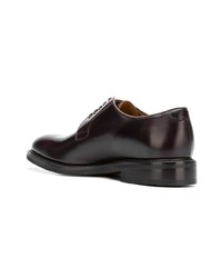 dunkelbraune Leder Derby Schuhe von Berwick Shoes